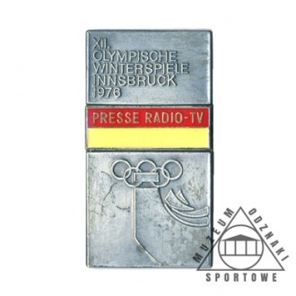 INNSBRUCK 1976 PRESSE RADIO TV
