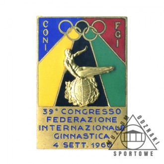 MIĘDZYNARODOWA FEDERACJA GIMNASTYCZNA 39 KONGRES 1960